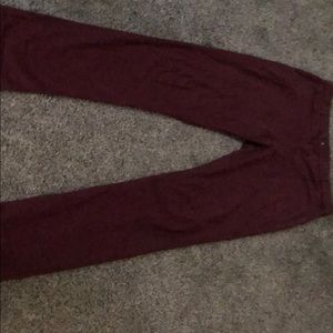 Burgundy Levi's